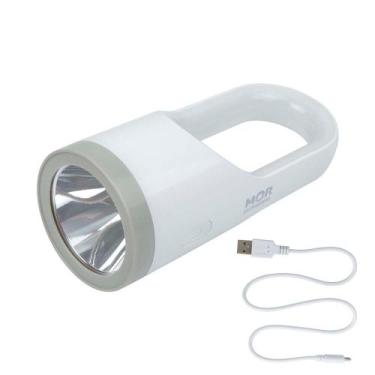 Imagem de Lanterna Branca 160 Lumens Recarregavel / Luminária - Mor