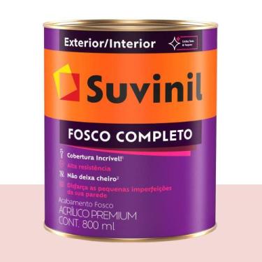 Imagem de Tinta Acrílica Fosca Suvinil Rosa-Angelical 800 Ml