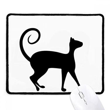 Imagem de Pet Lover Tapete de borracha para jogos com desenho de animal de gato preto