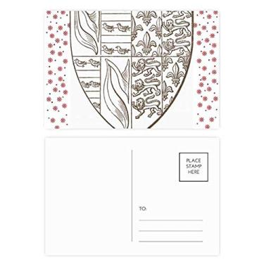 Imagem de Black White Art Shield Ilustration Pattern Christmas Christmas Christmas Flower Celebration Cartão Postal Blessing Mailing Card