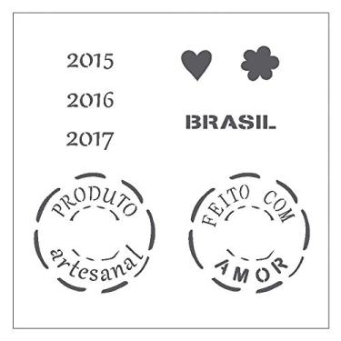 Imagem de Stencil de Acetato para Pintura OPA 14 x 14 cm - 1741 Artesanal