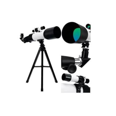 Imagem de Telescópio Astronômico Refrativo 60mm 360mm 90x com Tripé