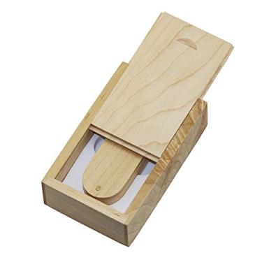 Imagem de Caixa de madeira de 4 GB 3.0 USB Flash Drive Pen Drive Armazenamento de Dados Pen Drive Pen Drive Pen Drive Pen Drive Pen Drive U Memory Stick USB Drive USB 3.0 - Maple