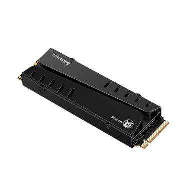 Imagem de fanxiang S770 2TB PCIe 4.0 NVMe SSD M.2 2280 Unidade interna de estado sólido, configurar cache DRAM, com dissipador de calor, até 7300 MB/s, perfeitamente compatível com PS5