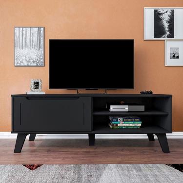 Imagem de Rack Artely Lotus com 134 cm de Largura, 1 Porta Basculante, Ideal para TV de Até 60”
