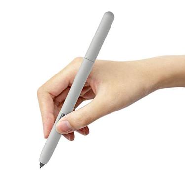 Imagem de LOVE MEI Capa de silicone para Samsung S7 S suporte de caneta capa protetora antiderrapante acessórios de aderência suave compatíveis com Galaxy Tab S7 cinza