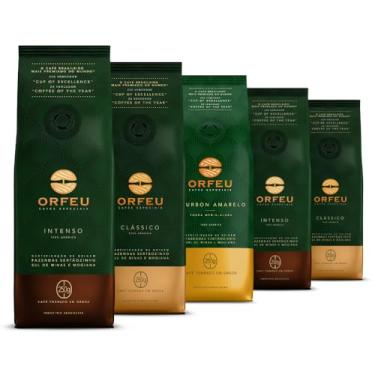 Imagem de Café em Grão, Orfeu, 5 Pacotes de 250g