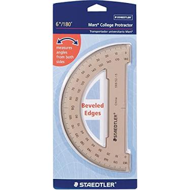 Imagem de Staedtler (R) Transferidor Semicircular de 15 cm, transparente