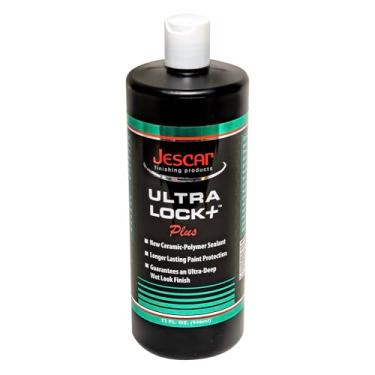 Imagem de Jescar Ultra Lock + - 947 ml | Selante de polímero avançado com infusão de SiO2 para proteção de tinta de longa duração e acabamento de alto brilho – proteção UV, fácil aplicação, seguro para carros,
