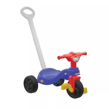 Imagem de Triciclo Motoca Infantil +2 Fast com Empurrador Exercícios Lazer Pais e Filhos