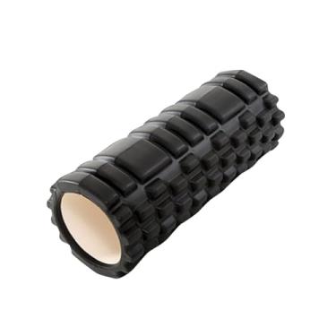 Imagem de Colaxi Rolo de espuma para exercícios musculares, massageador de tecidos profundos, rolo de espuma traseiro macio durável para treinamento corporal esportivo, preto