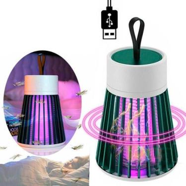 Imagem de Abajur Mata Mosquito Choque Elétrico Recarregável Usb - DESERT ECOM