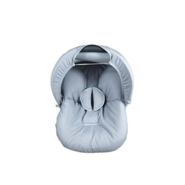 Imagem de Kit Passeio Para Bebê Conforto 4 PeçasLiso - IbiBordadosEnxovais, Cinz