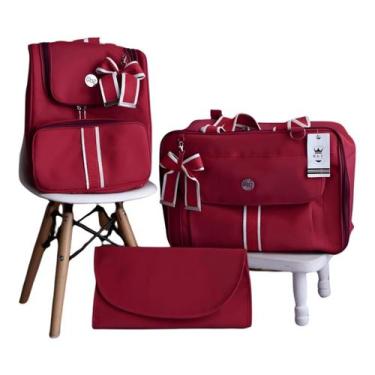 Imagem de Bolsa Saida maternida Varias Cores - babbymania, Vermelho