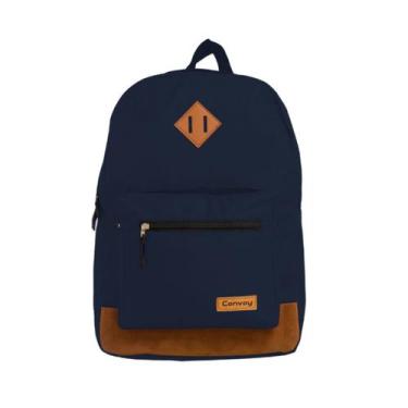 Imagem de Mochila Costas Casual Urbana Escolar Convoy Juvenil, Azul