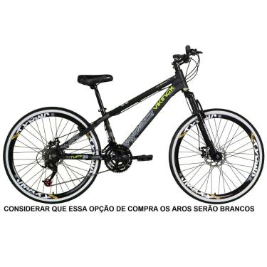Imagem de Bicicleta Aro 26 Vikingx Tuff 21v Câmbios Shimano X30 X-30 Freeride DH Aros Vmaxx Freio a Disco-Unissex