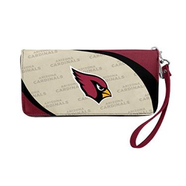 Imagem de Carteira com zíper NFL Curve, Team Color, 4” H x 8" W x 1” D