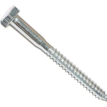 Imagem de Hard-to-Find Fastener 014973259945 Parafuso de atraso do meio-oeste, 5/16" x 3-1/2", banhado a zinco