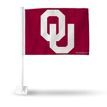 Imagem de Bandeira de carro NCAA Oklahoma Sooners com mastro incluído
