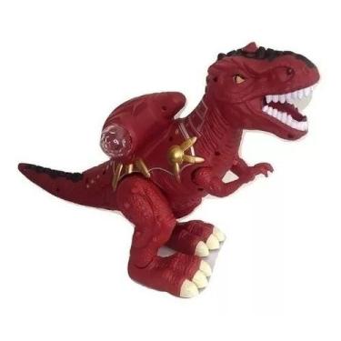 Imagem de Dinossauro Solta Fumaça Emite Som,Luz e Anda. - DM TOYS