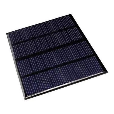 Imagem de Célula Placa Solar Painel 12v 1,5w Energia Fotovoltaica - BLUTU