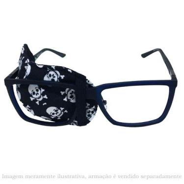 Imagem de Tapa Olho Monocular Anatômico de Tecido Para Tratamento Estrabismo Amb