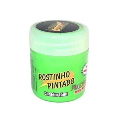 Imagem de Tinta liquida para pintura facial Verde Fluor 15 ml - Rostinho Pintado