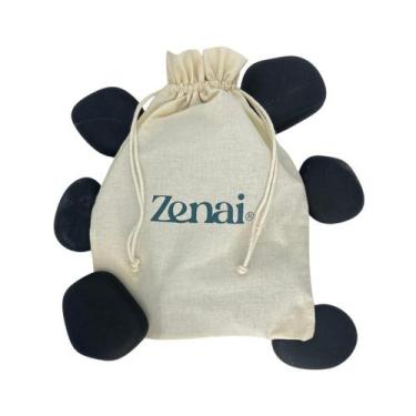 Imagem de Zenai - Kit 6 Pedras Quentes Vulcânicas para Massagem e Terapia, Image