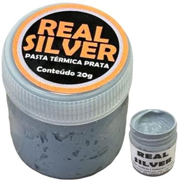 Imagem de Pasta Térmica Prata Para Processador Pc Notebook Alto Desempenho Real Silver 20g
