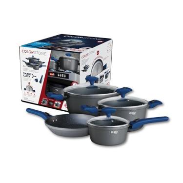 Imagem de Euro Home - Cj de Panelas 4 Peças com Indução, Antiaderente Smart Click - ALU2246