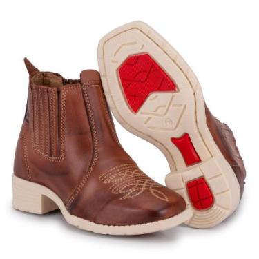 Imagem de Bota Boiadeira Infantil Masculina Feminina Cowboy Cowgirl Agro - ShopT