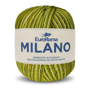 Imagem de Barbante Milano 200g N6 4/6 Fios 226m Euroroma, VERDE MUSGO