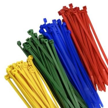 Imagem de KIT Abraçadeiras Coloridas com 100 unidades T30R - Hellermann Tyton
