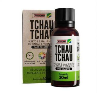 Imagem de TCHAU TCHAU REPELENTE DE INSETOS E DESORIZADOR DE TINTA 30ml MAXI RUBB
