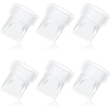 Imagem de Mompmuir 6Pcs Válvulas Duckbill Compatíveis com Bomba Tira Leite Lansinoh, Peças de Bomba de Reposição Acessórios para Lansinoh, Use com Signature Pro/Smartpump/Bomba Manual, Não Peças Originais Lansi