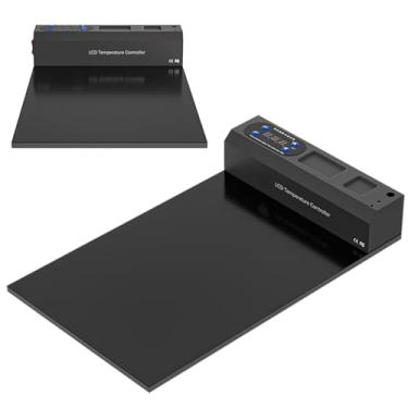 Imagem de 星姿 Almofada de aquecimento de tela, separador de tela LCD, 150W, com grade organizadora de 2 componentes/1 USB, controle de temperatura de 40-120 °C/material macio/aquecimento rápido, para ferramentas