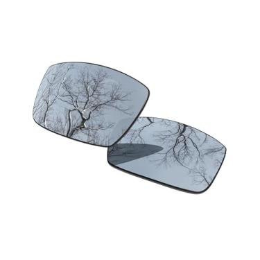 Imagem de ToughAsNails Lentes de reposição para óculos de sol Oakley Gascan OO9014 - HyperVision Plus Silver Chrome - Polarizadas