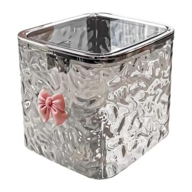 Imagem de YWJLQH Lixeira de mesa Lixeira pequena Lixeira Cesto de lixo para de sala de estar