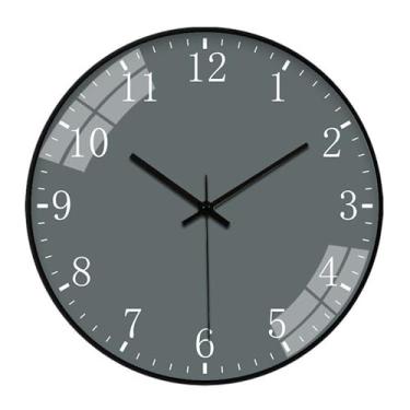Imagem de Vários tipos de relógios de parede, relógio de parede moderno para sala de estar, relógio de quartzo escandinavo silencioso, sem necessidade de fazer furos e decoração de parede