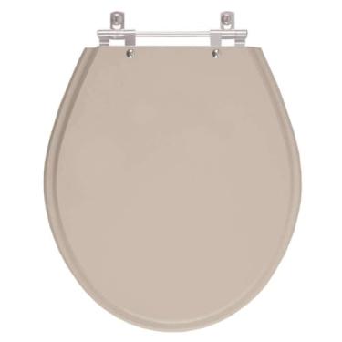 Imagem de Assento Sanitário Ravena Bege Saara para vaso Deca