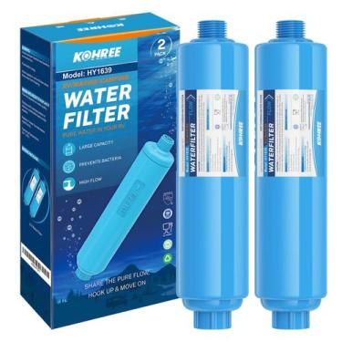 Imagem de Filtro de Água Kohree RV Inline com Certificação NSF - Pacote com 4