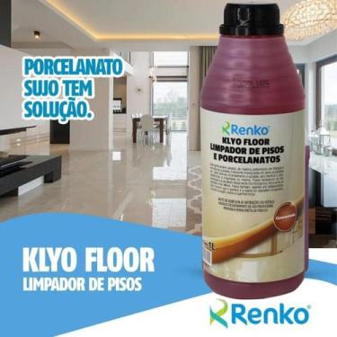 Imagem de KLYO FLOOR LIMPADOR PESADO PARA PISOS e PORCELANATOS1L RENKO, KLYO FLO