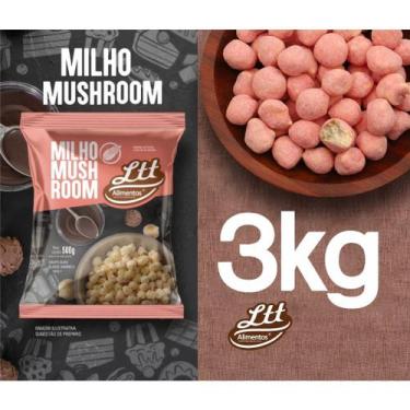 Imagem de Milho Pipoca Mushroom Gourmet Doce Caramelada - lttalimentos, 3kg