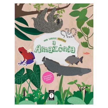 Imagem de Mini Curiosos Montam A Amazônia - Com 5 Bichos De Papel Para Montar!