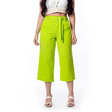 Imagem de Bermuda Feminina Pantacourt Sem Elastano - Restrito Jeans, 93, 42