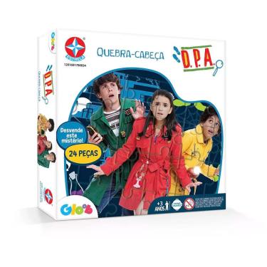 Imagem de Quebra-Cabeça dpa Detetives do Prédio Azul 24 Peças - Estrela