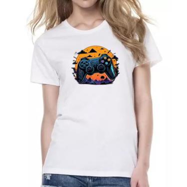 Imagem de Camiseta Baby Look XBox Controle Sunset - Alearts, GG