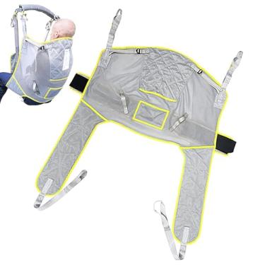 Imagem de EHVYBDX Alça de transferência de elevação de paciente, auxílio ao paciente, eslinga de banheiro, levantador de paciente, auxílio ao paciente, banho universal, levantador de paciente com apoio de