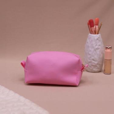 Imagem de Necessaire Pequena Feminina Compacta Multiuso Bolsa Organizador de Bol