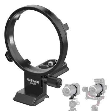 Imagem de NEEWER Placa de montagem giratória para Fujifilm GFX100 II 100S 50S II, anel de montagem de lente de tripé de câmera horizontal para vertical rápido compatível com DJI RS 3/2 e sistema de liberação